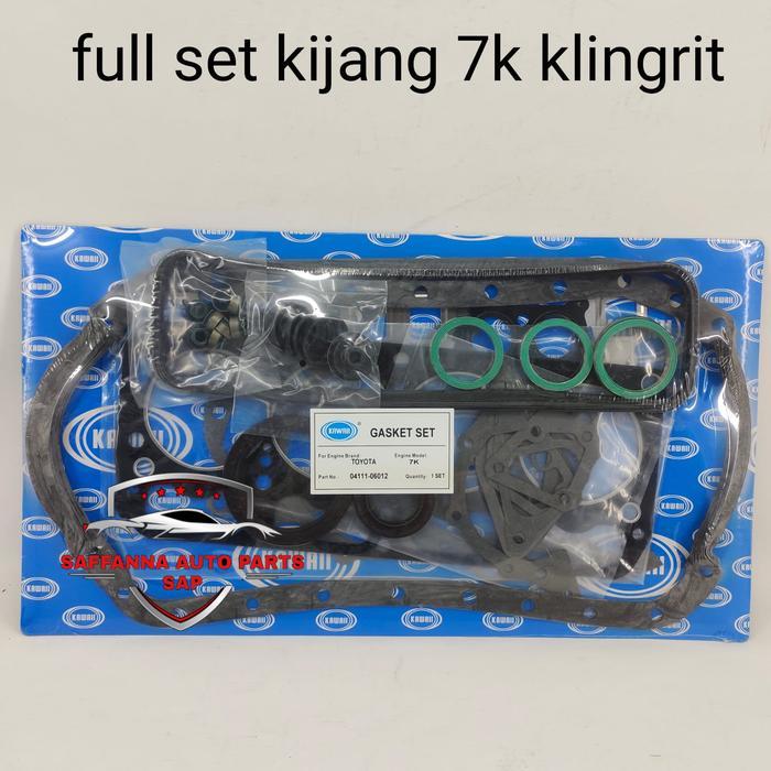 PAKING SET PACKING FULL SET TOYOTA KIJANG GRAND 1.8 7K TH'1995-1996 KLINGRIT ORI KAWAI BERGARANSI