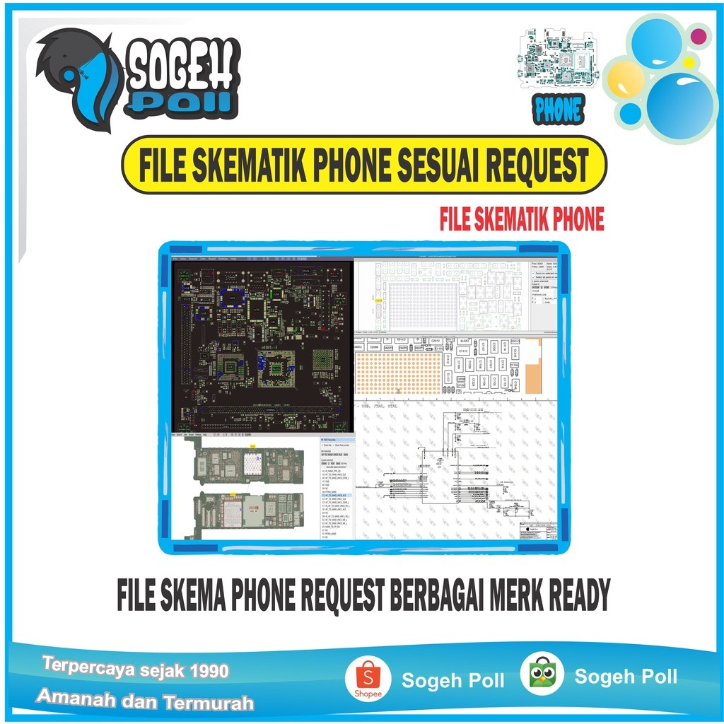 FILE SKEMA SKEMATIK SCHEMATIC BOARDVIEW PHONE HANDPHONE HP SESUAI REQUEST SEMUA MERK READY