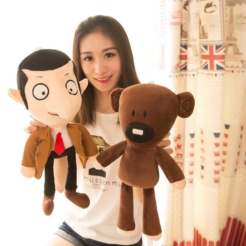 Fun Mr Bean Teddy Bear Plush Toy Comedy Cartoon Movie Figure Cute Animal Baby Stuffed Doll Mini Pill
