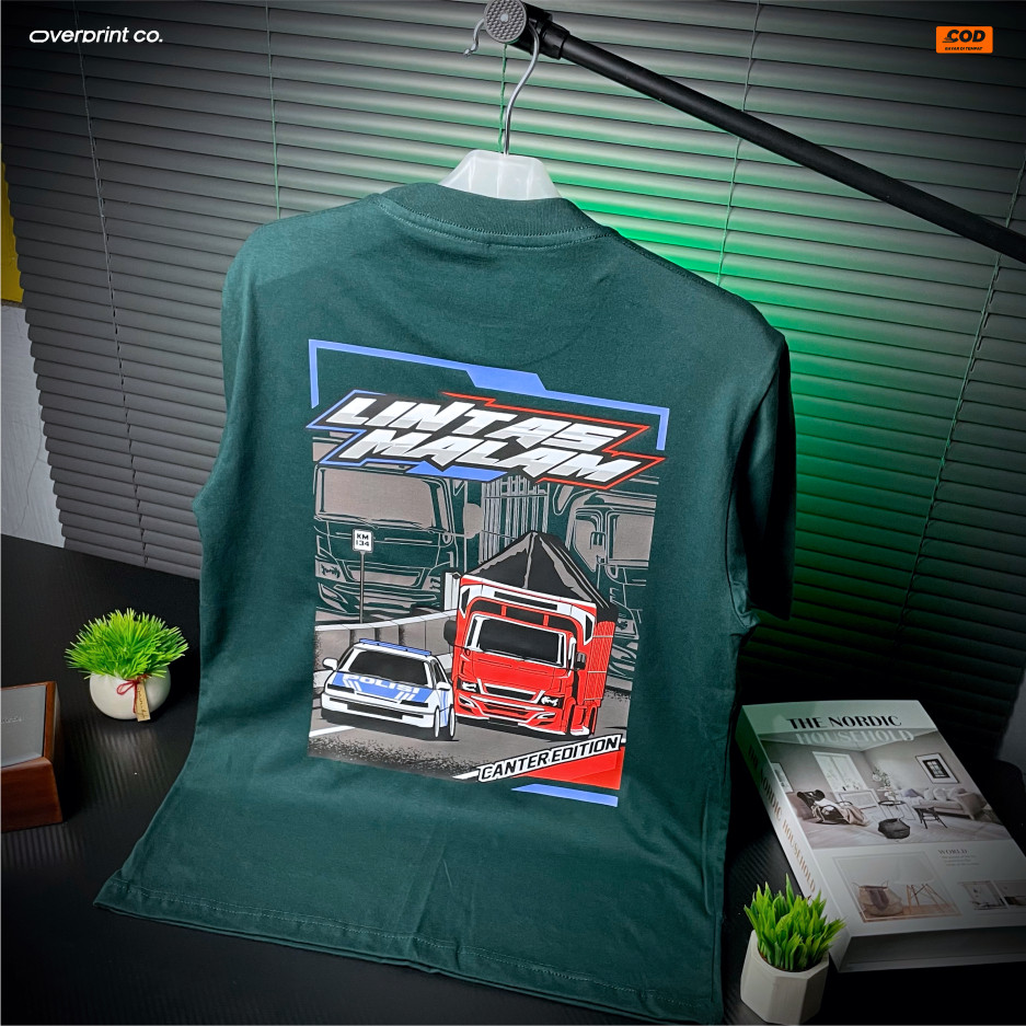 KAOS TRUK MITSUBISHI CANTER | LINTAS MALAM CANTER EDITION,