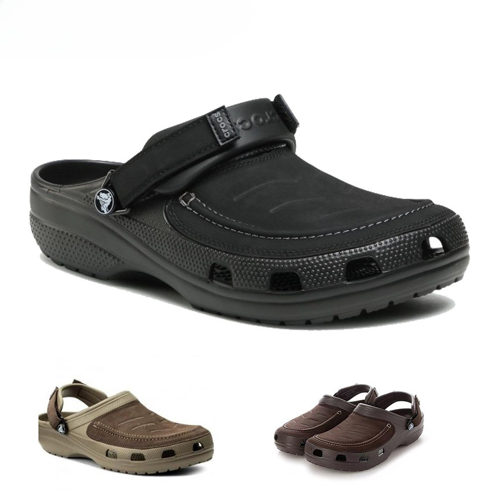 Sandal Cross pria Yukon Leather Sandal Kodok Pria/ Cross Yukon Sandal Slip On Pria