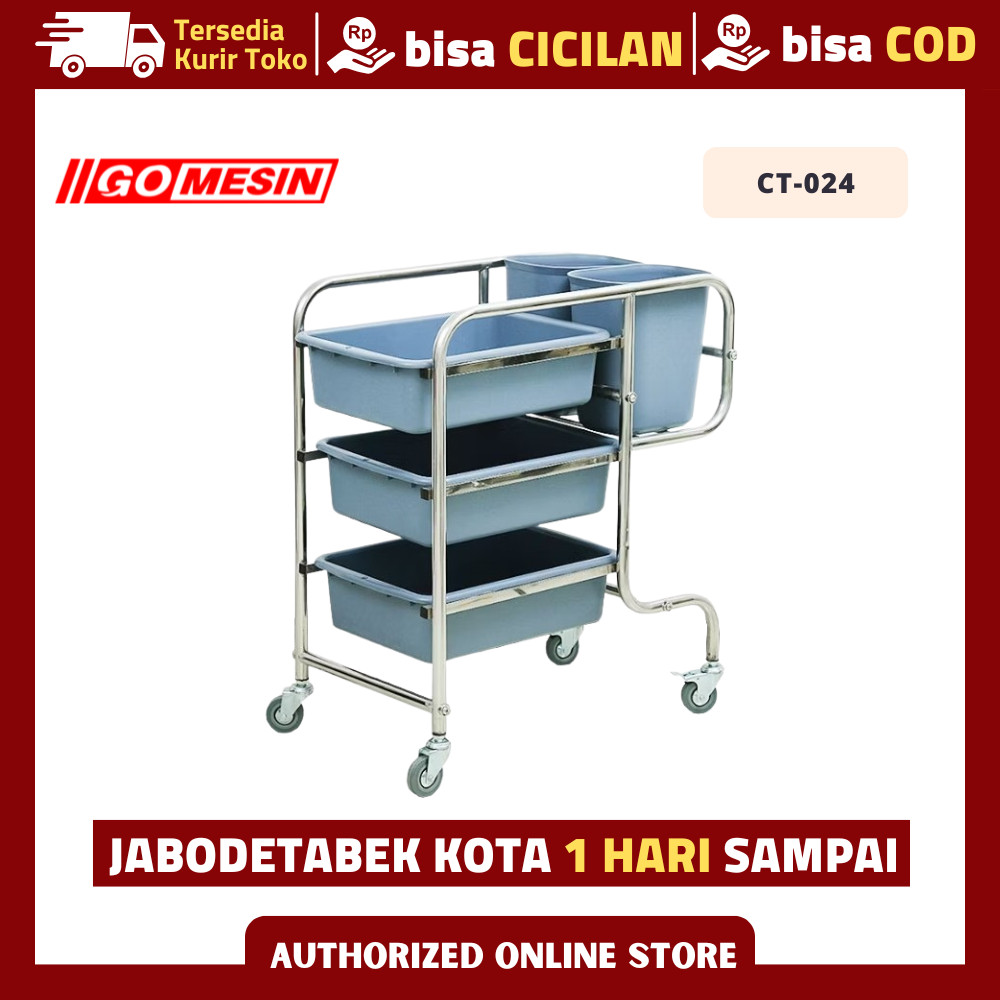 Troli Gomesin CT-024 Trolley Piring Kotor