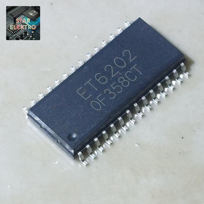 ET6202 Sop-28 ET 6202 IC LED Display Wuxi ETEK Arduino Driver Chip CMOS Low Power TERBAIK...