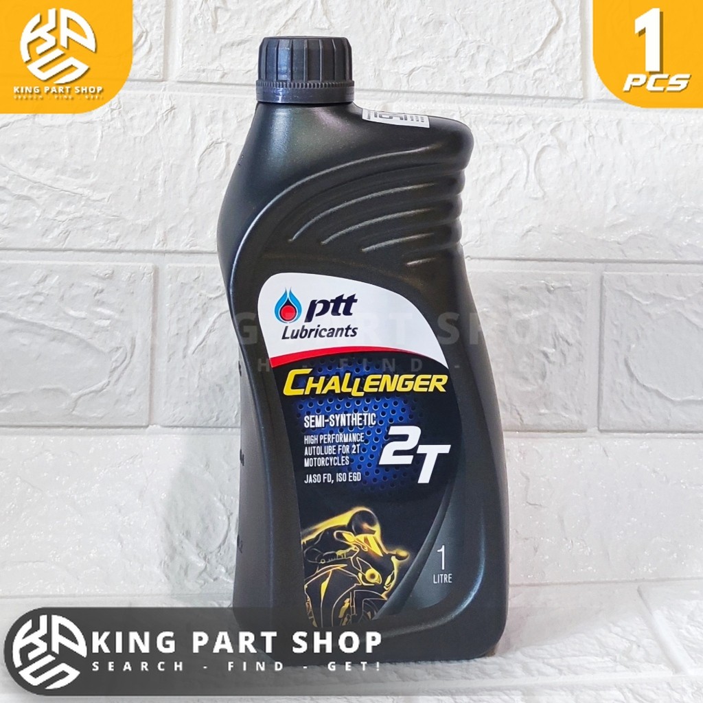 OLI SAMPING PTT CHALLENGER 2T JASO FD 1 LITER | OLI MOTOR PTT LUBRICANTS