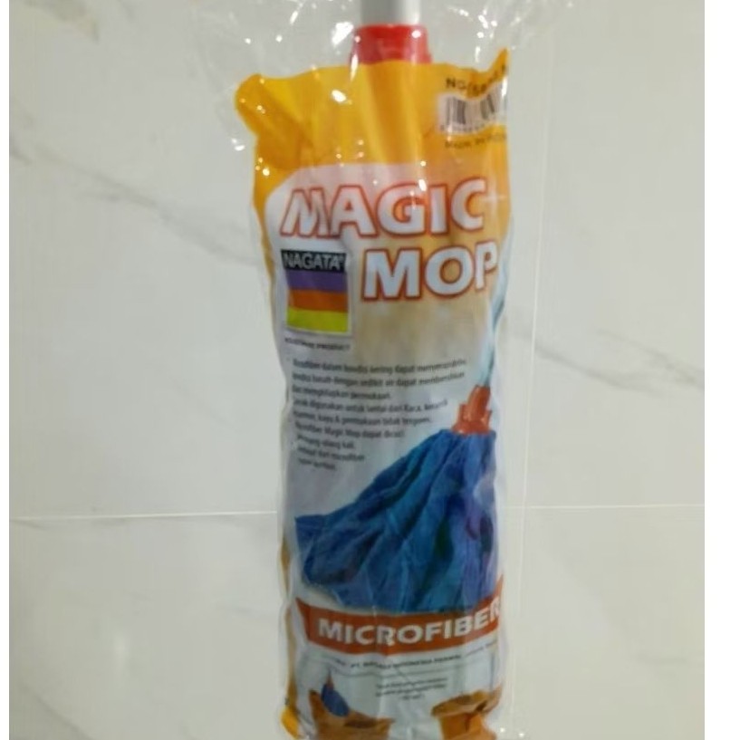 Pel Lantai Microfiber Nagata 5830 / Magic Mop Nagata / Pel Nagata Dengan Gagang / Kain Pel Nagata Ma