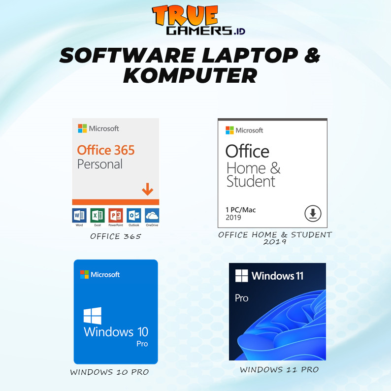 Software Original Laptop | Office & Windows 11 Pro