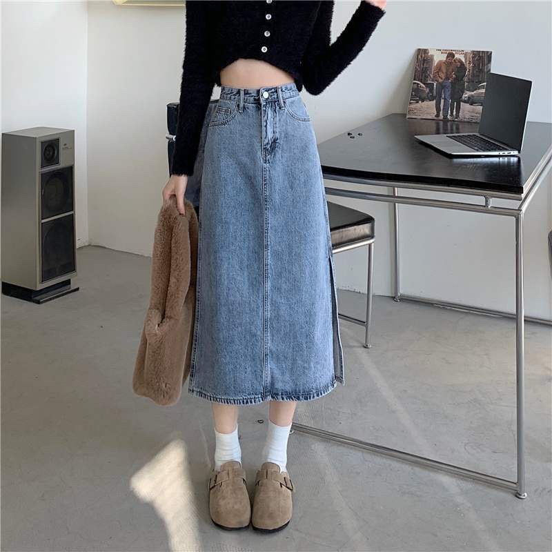 HIGHWAIST ROK JEANS VARDAH