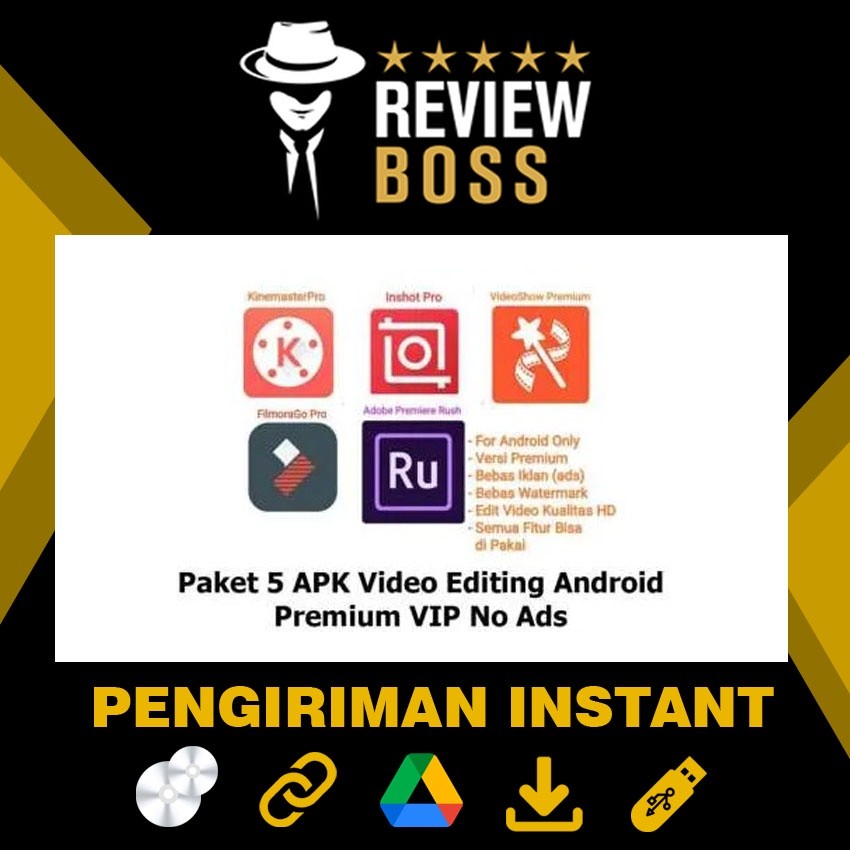 5 APK ANDROID PREMIUM VIDEO EDITING ANDROID LIFETIME PRO FULLPACK PREMIUM NO WATERMARK ADS IKLAN APK