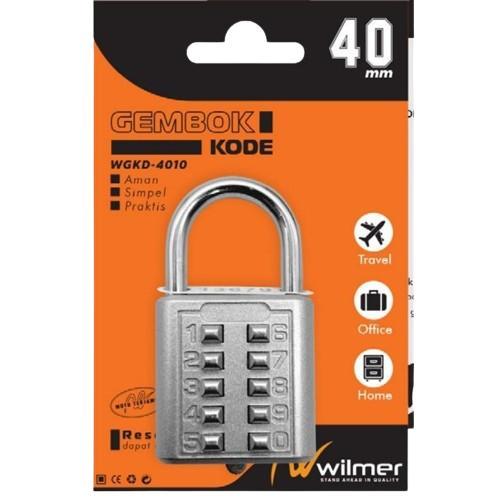 Gembok Kode Digital 40 mm Murah Gembok Pintu Angka Kunci Kode Kombinasi / Tas Koper Pagar Pintu Wilm