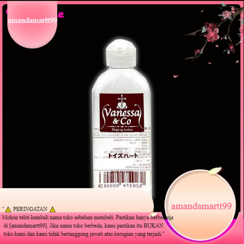 PROMO ~ kualitas terbaik&produk original~ LUBRICANT VANESSA CO PELUMAS VANESSA&CO 200ml VANESSACO pr