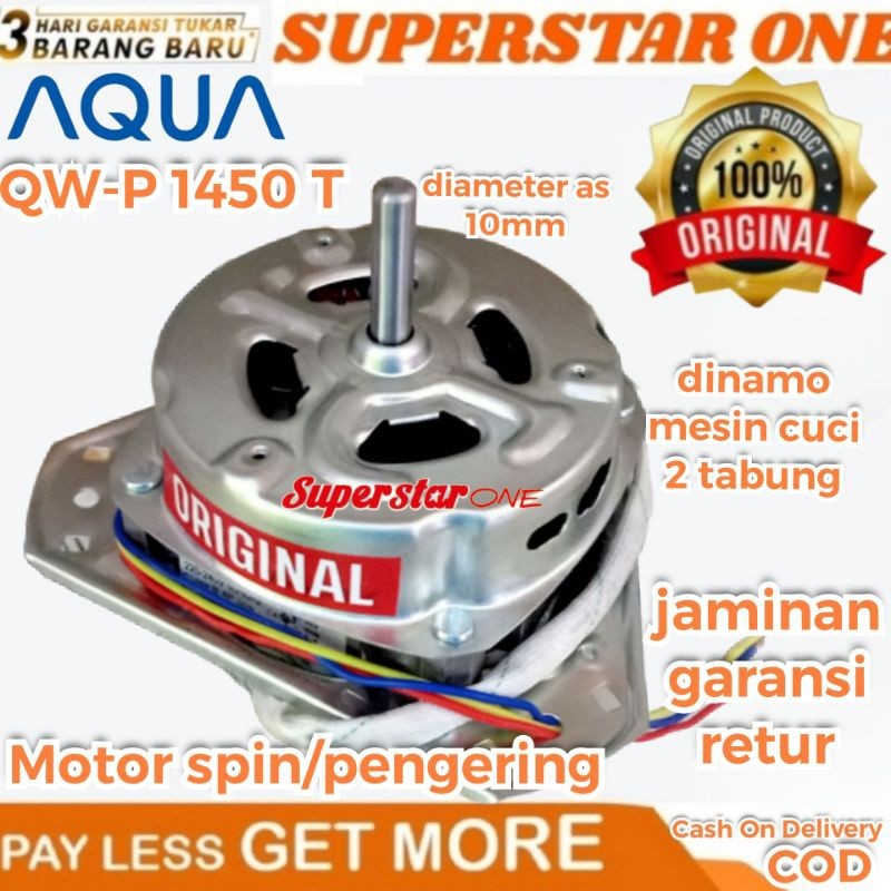 Dinamo pengering/spin mesin cuci Aqua QW-P 1450 T/QW-P1450T     Berkualitas