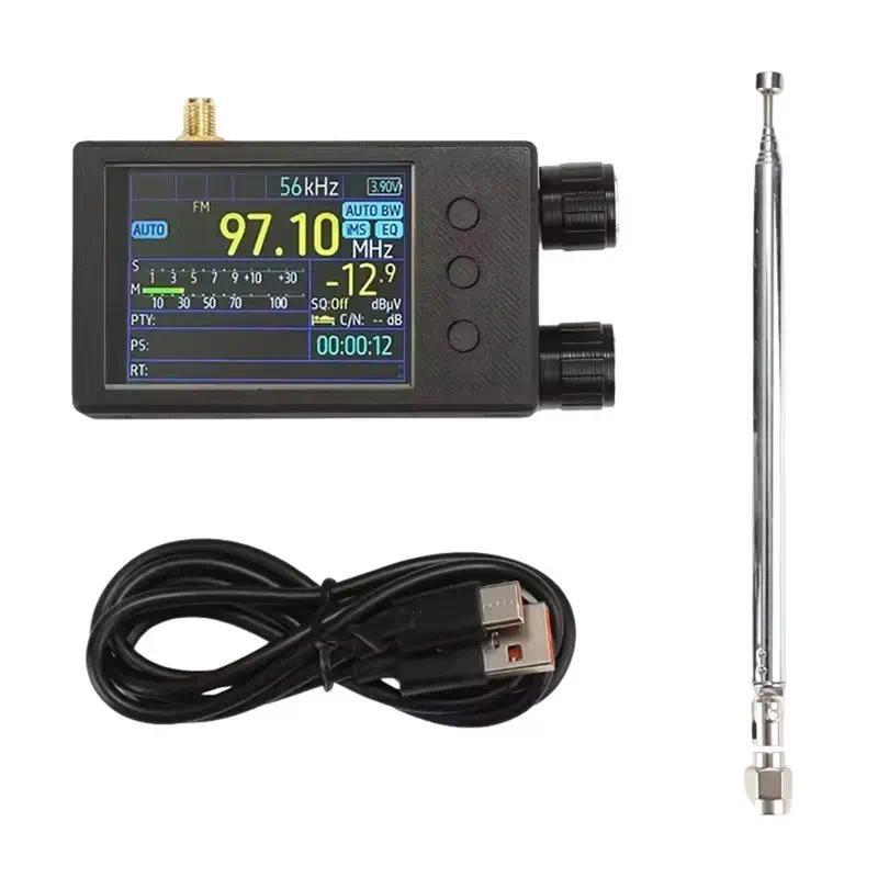 B68C Multifunction TEF6686 Radio With 2.8" Touch Screen, 5000Mah Battery, Full Band FM AM/FM/Short W