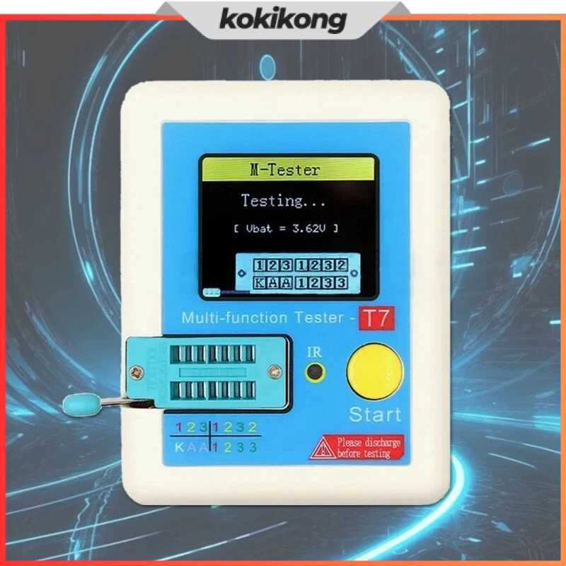 ESR Meter Multifunctional Transistor Tester Resistance Thyristor - LCR-T7