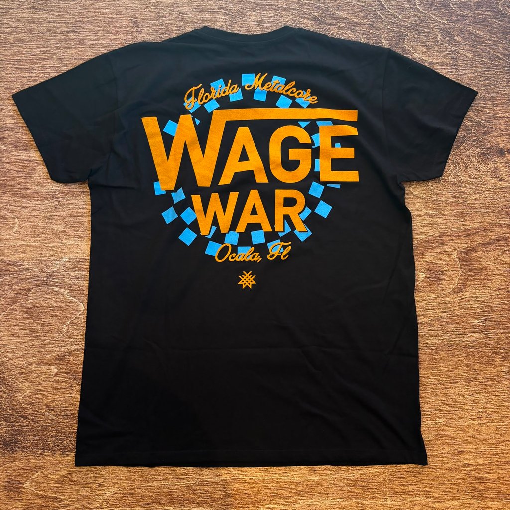 KAOS BAND OFFICIAL WAGE WAR - METALCOREX TSHIRT ORIGINAL MERCHANDISE