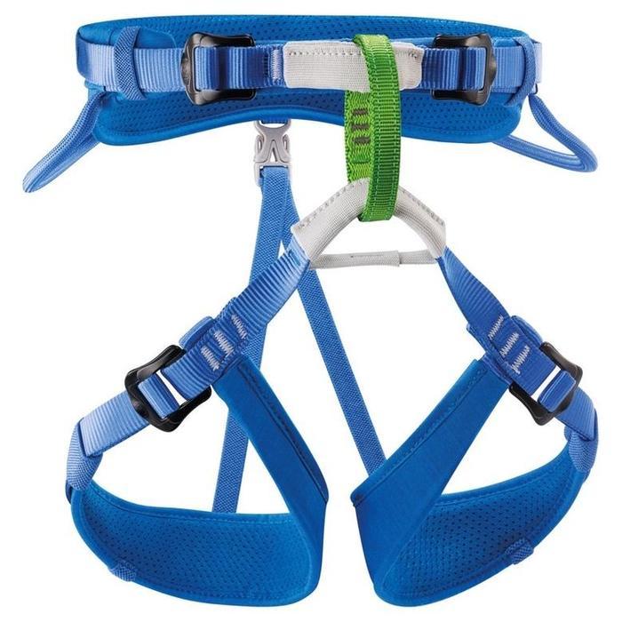 kee Petzl MACCHU Safety Kids Harness for Rock Climbing - Blue, One Sizeterbaikk