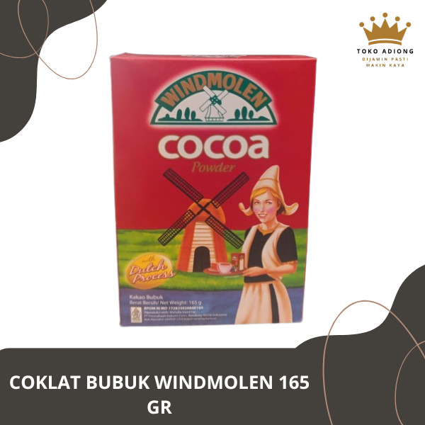 COKLAT BUBUK WINDMOLEN 165 GR/coklat bubuk