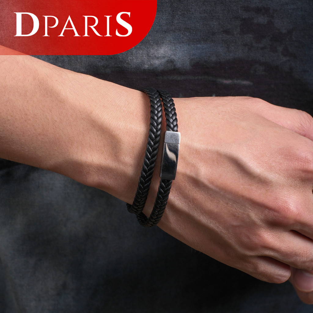 DPARIS Gelang Kulit  Midnight TKI148