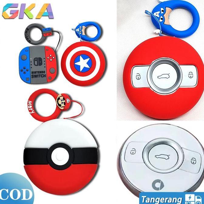 MITLESHOP Cover Remote Kunci Wuling Air EV Binguo  Sarung Kunci Remote Wuling EV Binguo