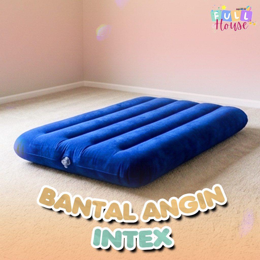 Bantal Angin / Bantal INTEX / Travel Pillow Blue INTEX 68672
