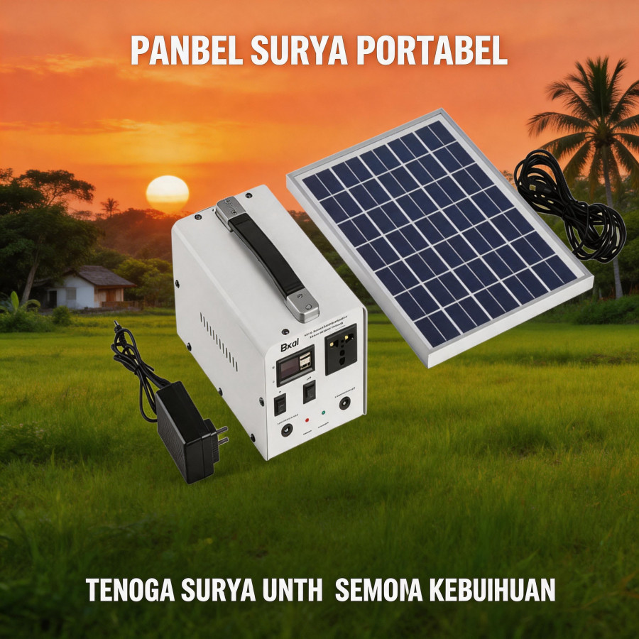 400W Solar Panel Surya Pembangkit Listrik Panel Tenaga Surya 1 Paket Lengkap Waterproof Solar Panel 