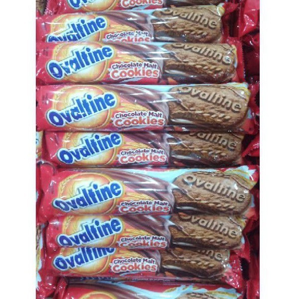 OVALTINE Chocolate Malt Cookies 130gr - Coklat Cookies - biskuit coklat - KDY