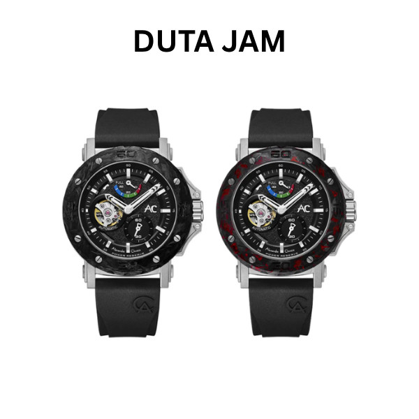 JAM TANGAN PRIA ALEXANDRE CHRISTIE AC9205 AC 9205 MPR AUTOMATIC RUBBER STRAP