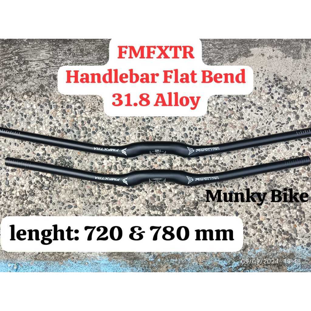 Foto Handlebar Stang Flat Bend Lurus FMFXTR 31.8 31.8mm x 720 780 flat untuk XC alloy not carbon