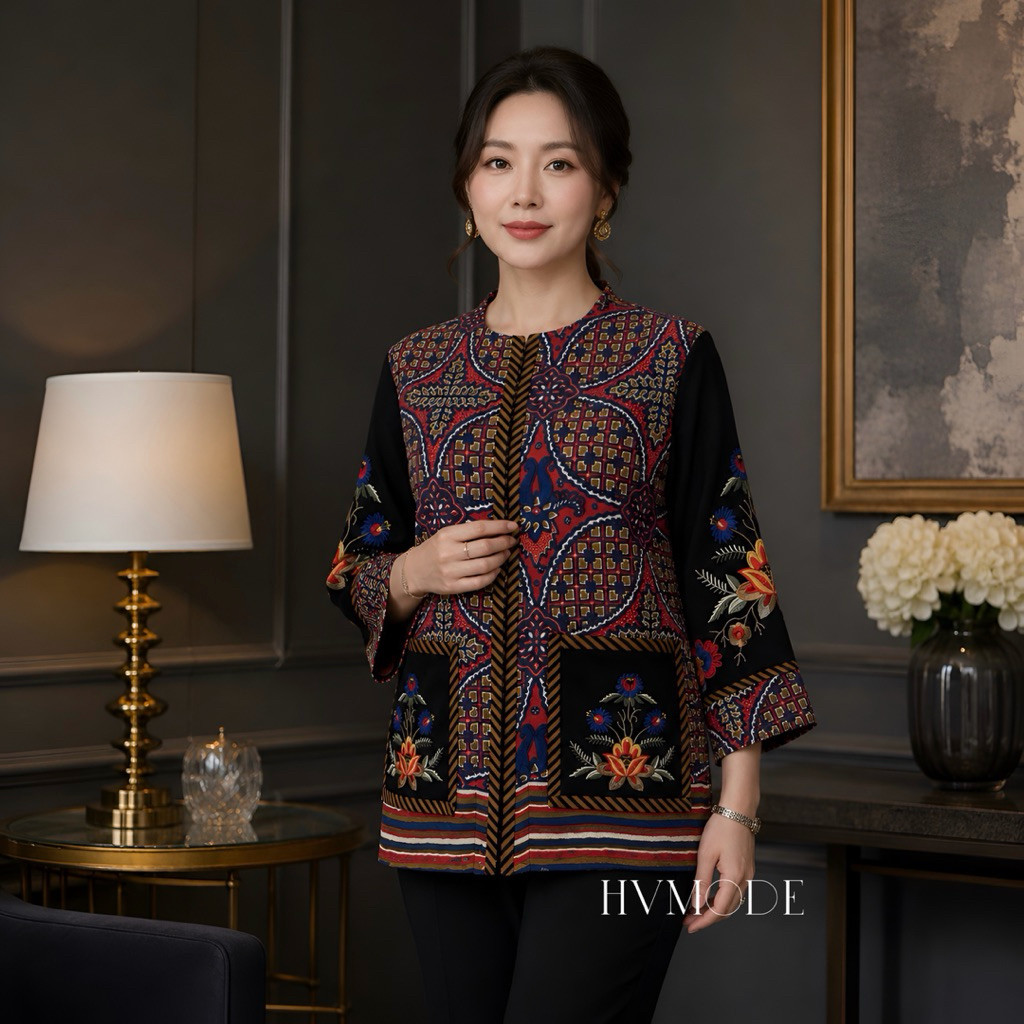 Atasan batik wanita sultan Blouse batik Premium - Yata Blouse