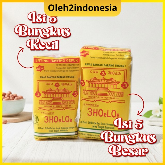Enting-enting Gepuk Kacang Holo 3 Khas Semarang Jadul Enak Gurih