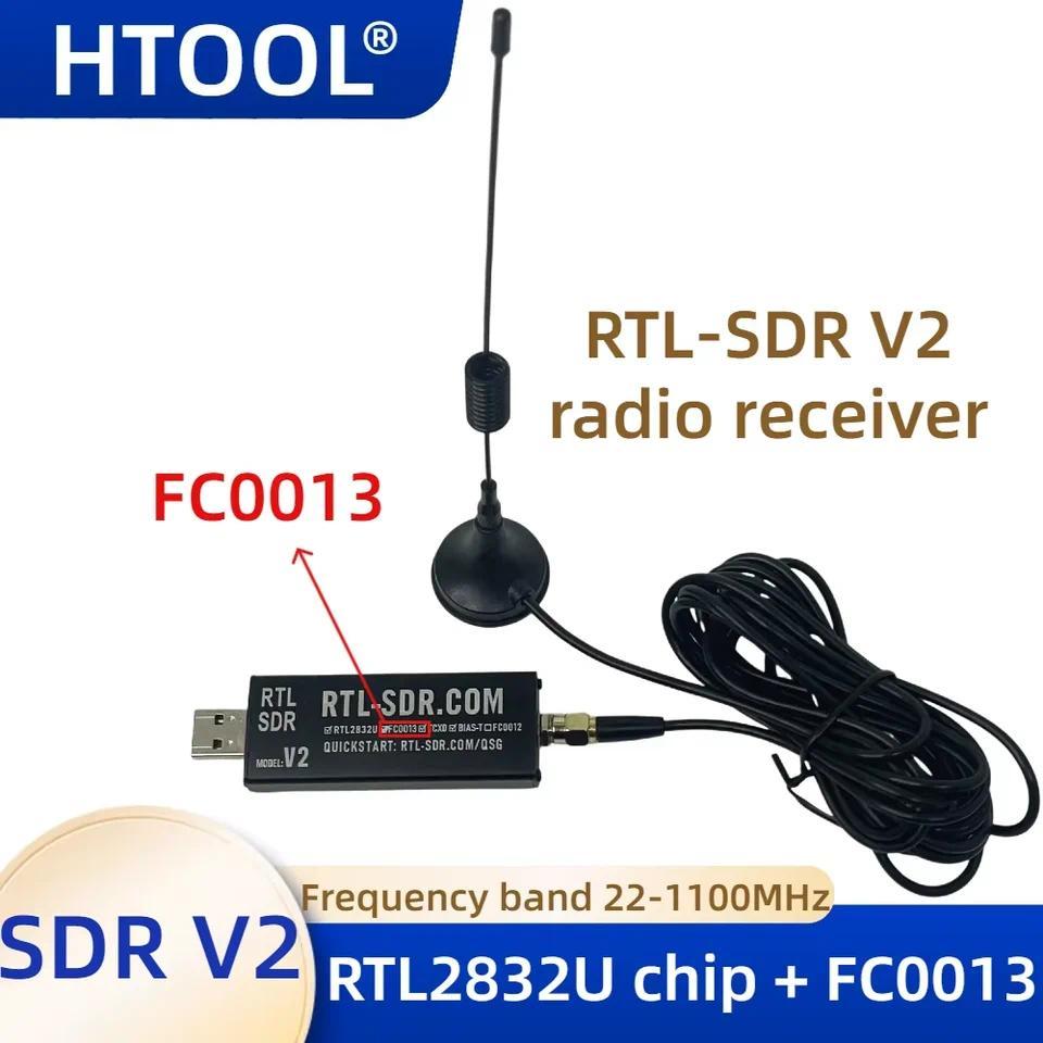 Penerima Radio SDR RTL2832U RTL-SDR dengan Tuner FC0013, Band 22-1100MHz