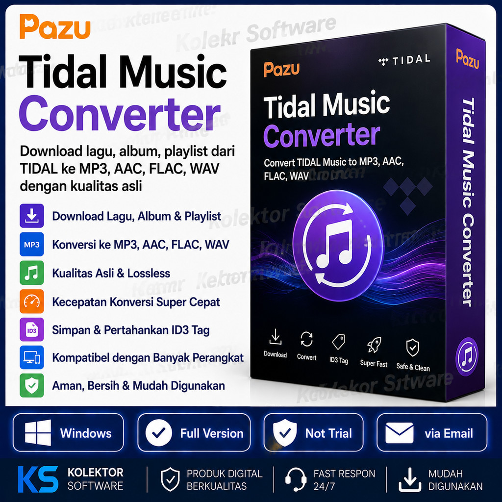 Pazu Tidal Music Converter 1.7.2 - Full Version, Permanen