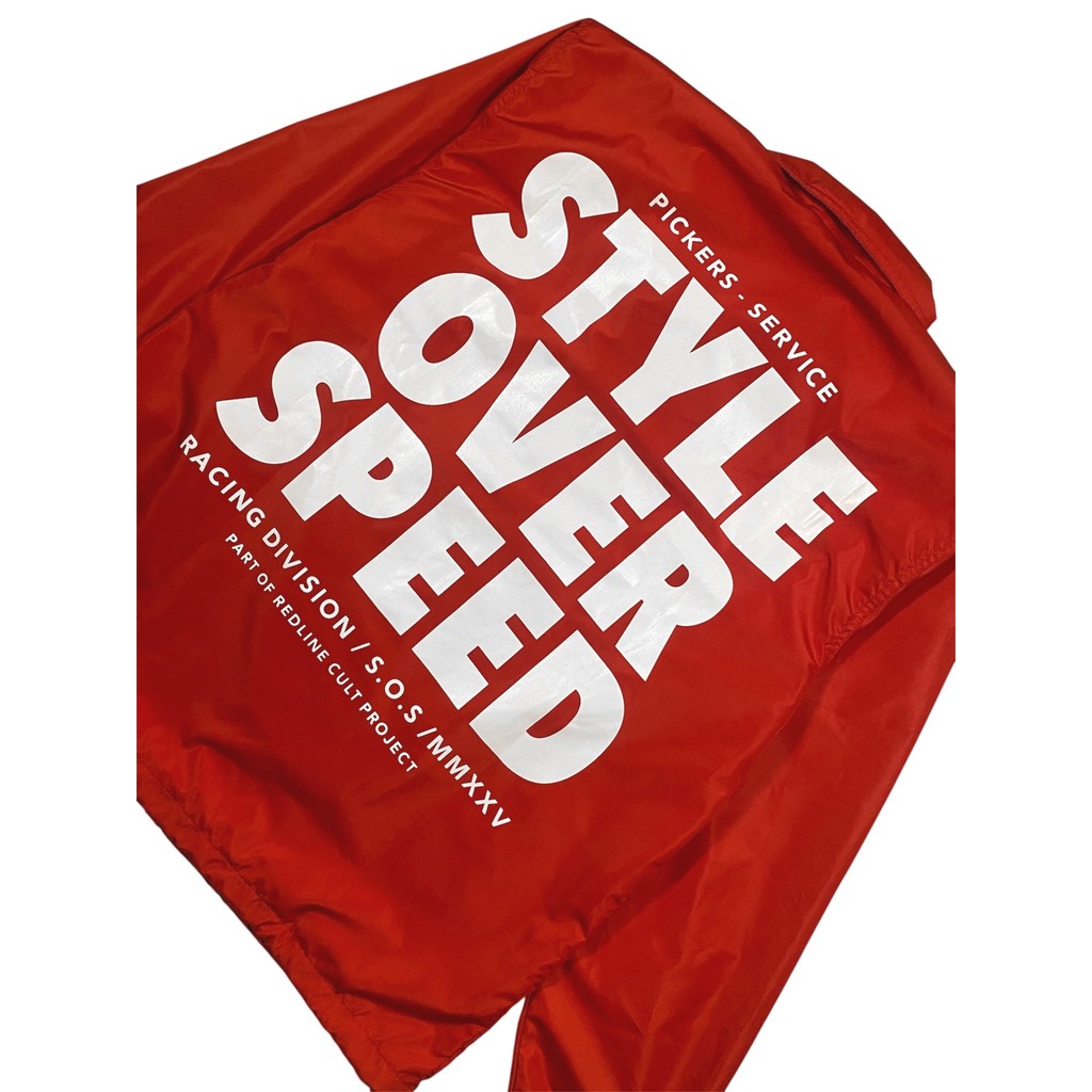 PICKERS SERVICE SOS Windbreaker - Red