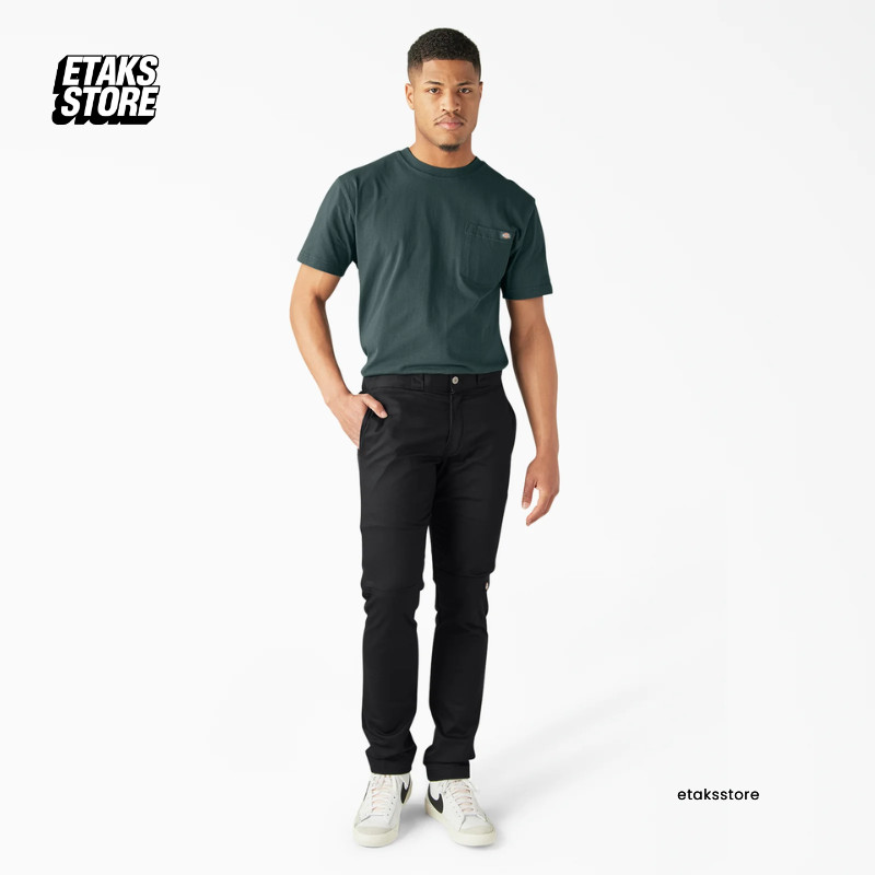 Celana Dickies 811 Double Knee Black | Skinny Pants | Original Resmi