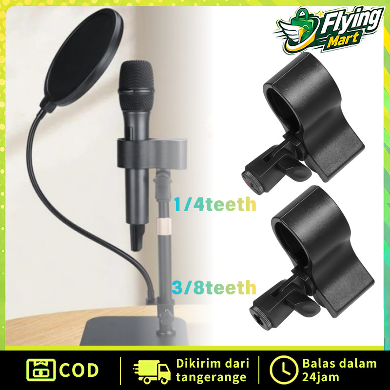 Mic Holder Universal Large Size Sturdy Mikrofon Kondensor Holder Jepit Holder Mic Wireless Dudukan M