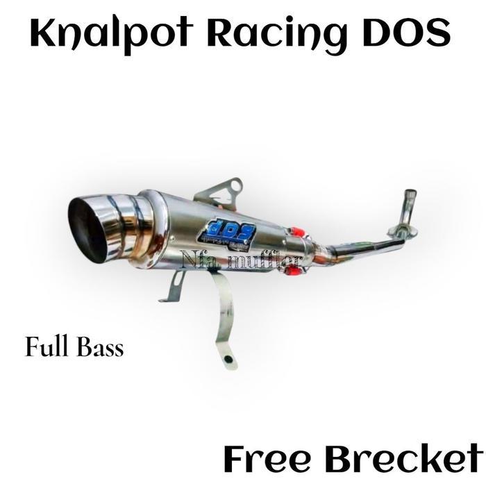 Knalpot DOS Racing Supra Jupiter Shogun Vega Revo Astrea Grand karisma Blade Crypton Motorcycle - Do