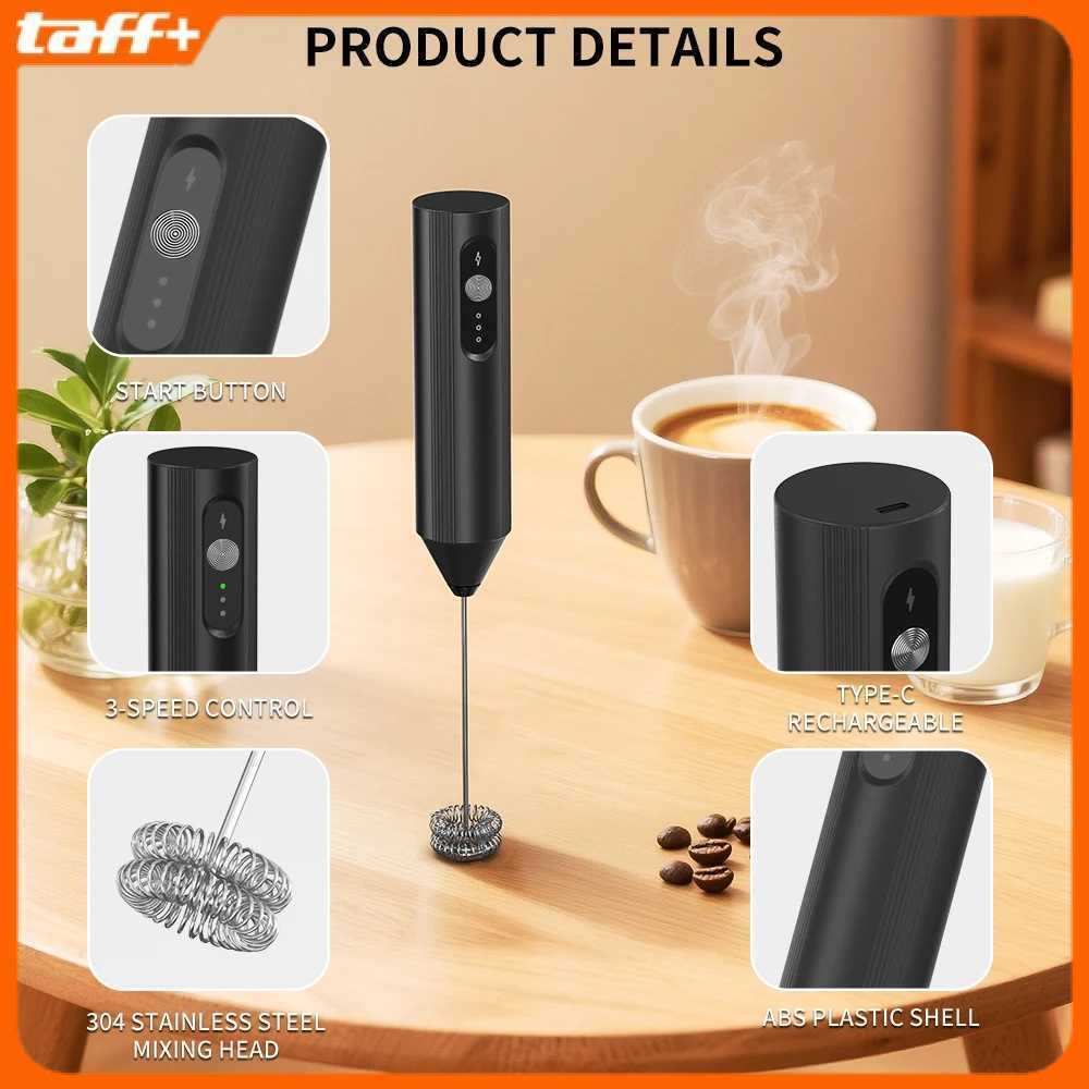 CLITON Hand Mixer Mini Pengocok Milk Frother USB Charge 300mAh - EF-B-BOX