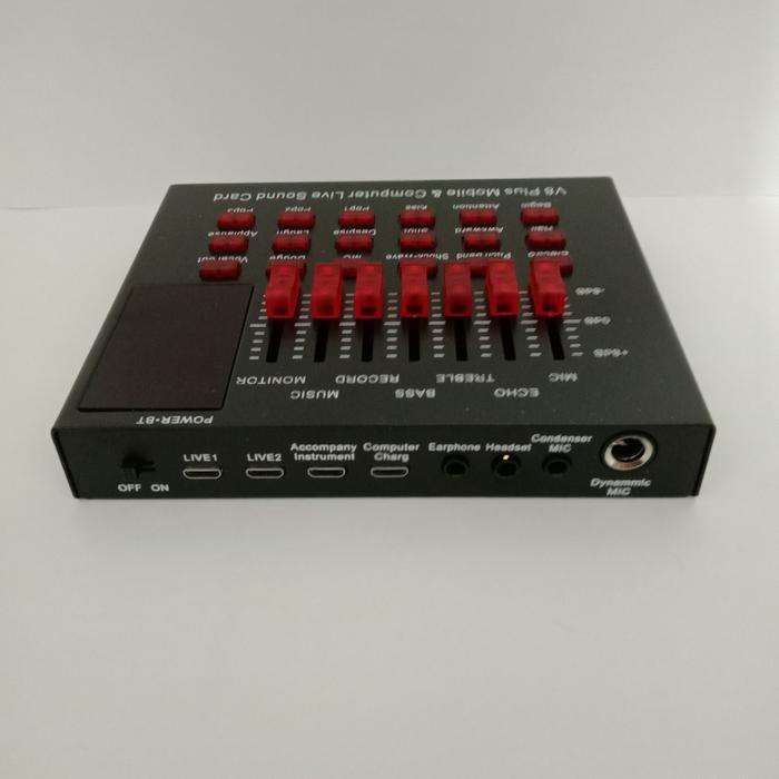 Mixer soundcard V8 plus