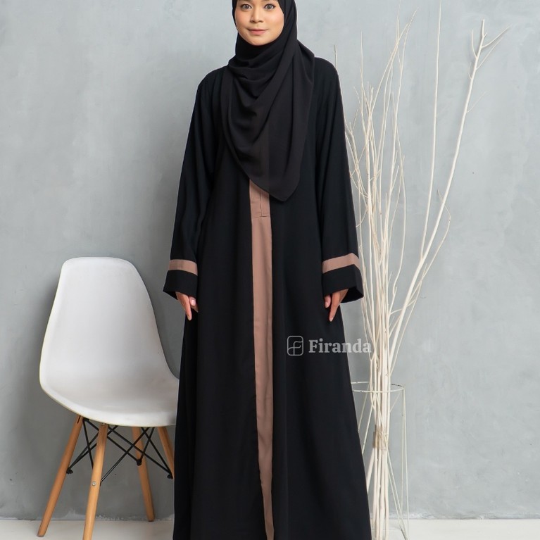 Firanda Abaya Arumi - Abaya Basic Polos - Gamis Dress Syar'i