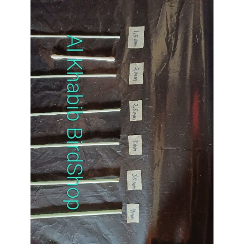 ECER FIBER LAYANGAN PUTIH SUSU PER 3METER 2mm, 2.5mm, 3mm, 3.5mm, 4mm