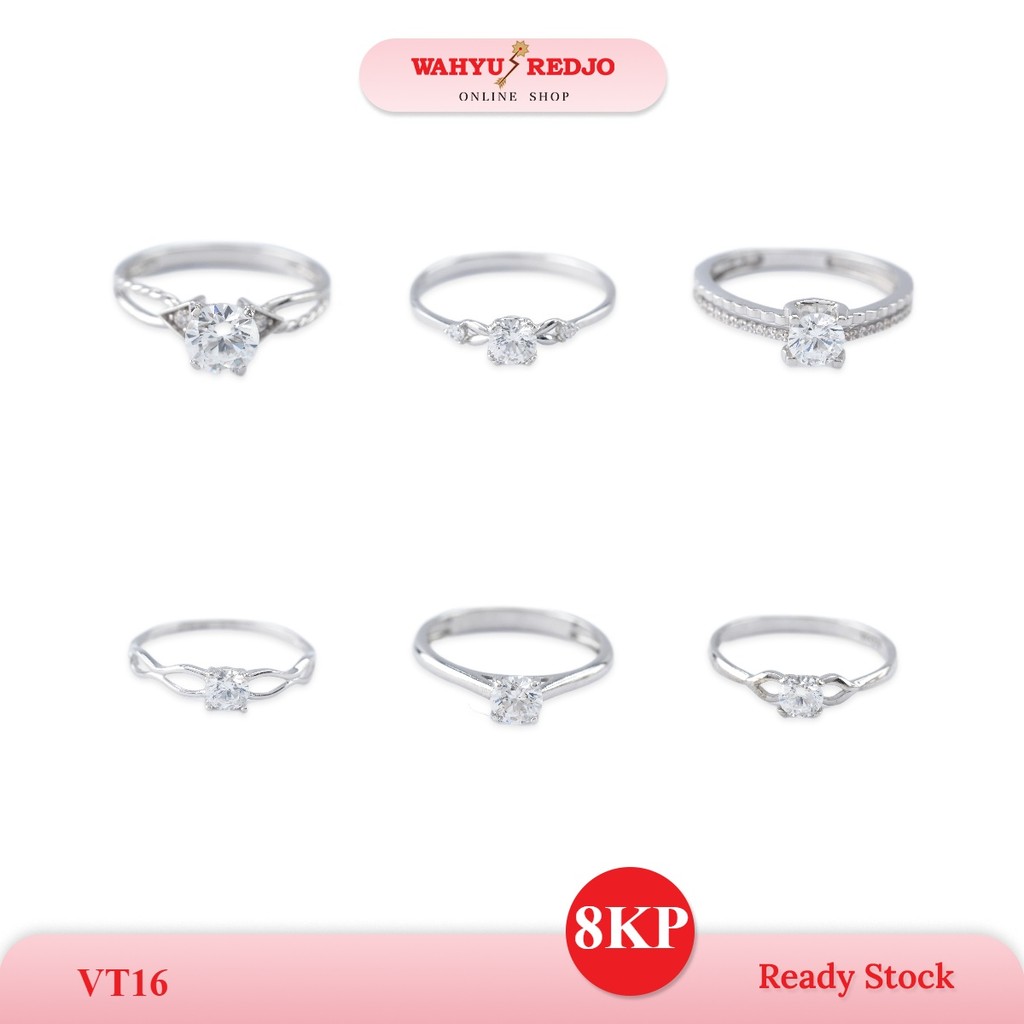 WAHYU REDJO - CINCIN EMAS SOLITARE 8KP EMAS ASLI 100% NON PAMERAN