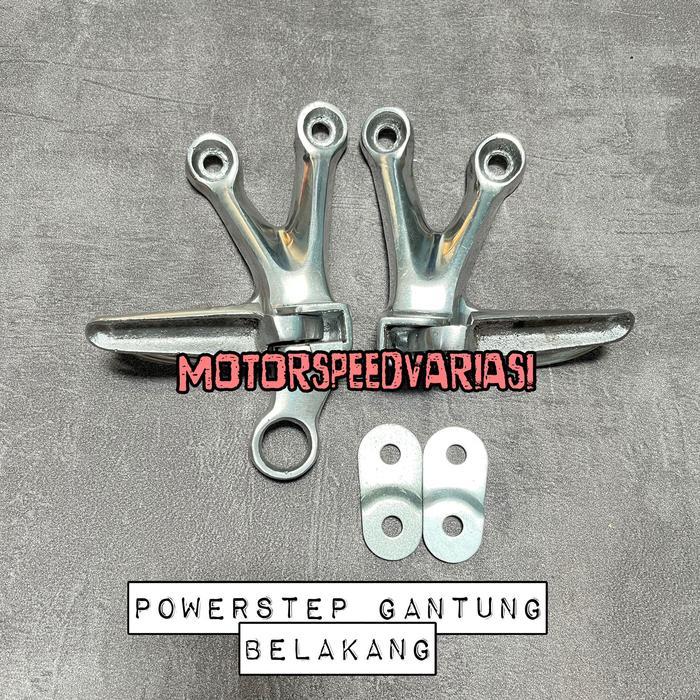 Promo Pijakan step belakang klx dtracker satria fu besi step trail belakang - Putih