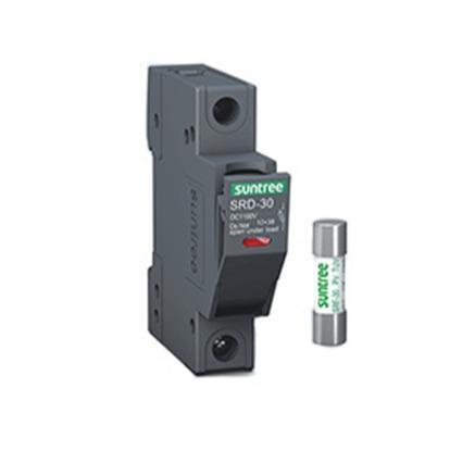 SUNTREE PV DC 1000V Fuse/Sekring/+Holder Pengaman DC Solar Surya - Holder+fuse12A