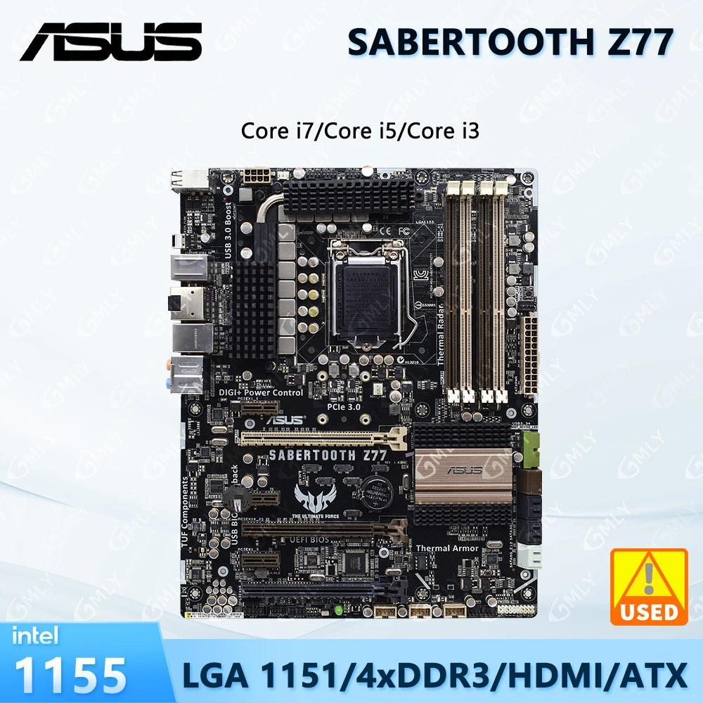 ASUS SABERTOOTH Z77 Motherboard Intel Z77 LGA 1155 4xDDR3 32GB support Core 3220 3250 2500 3470 G540