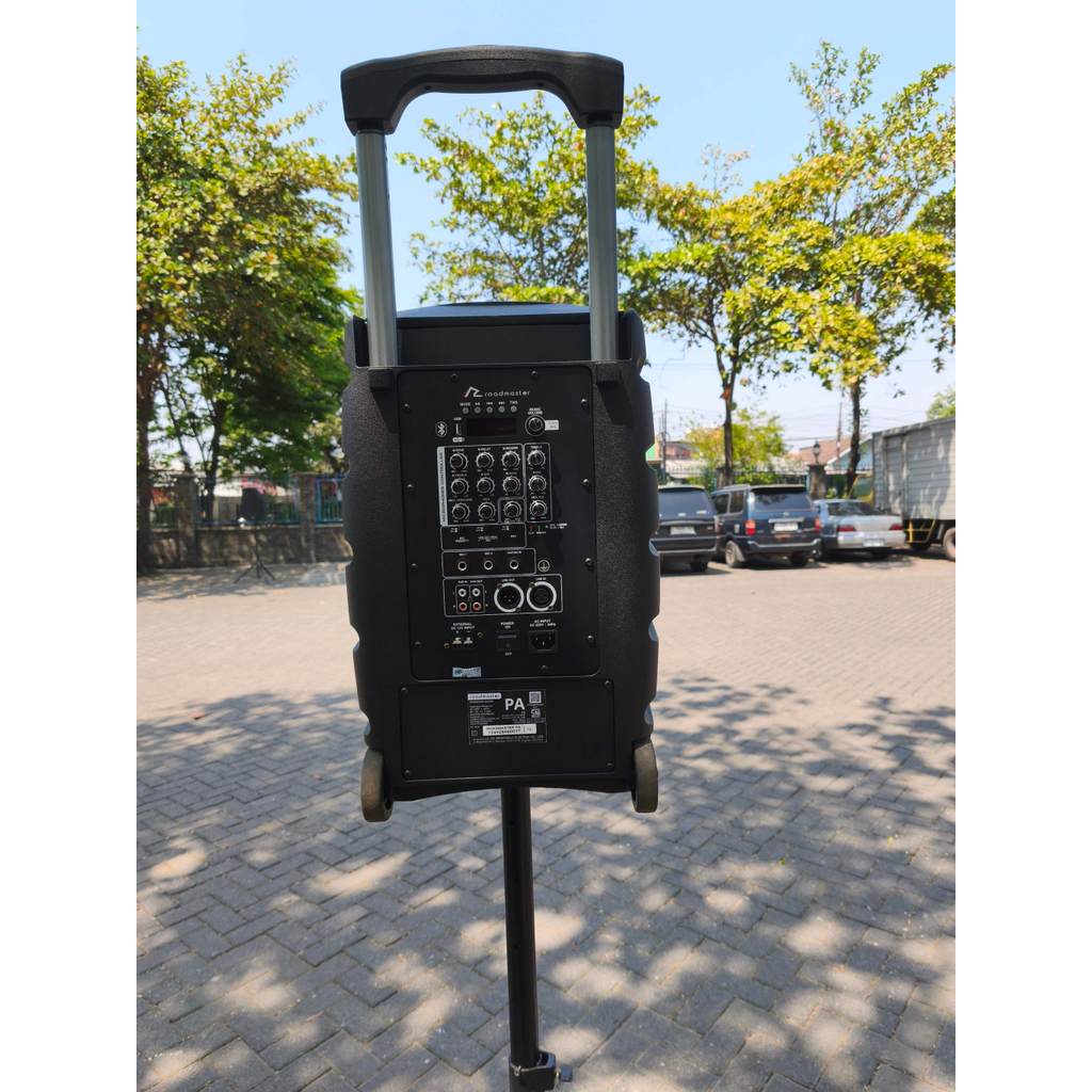 Multi Link Speaker Aktif Portable Roadmaster PA 12 dan PA 15, bisa terhubung sampai dengan 50 Speake