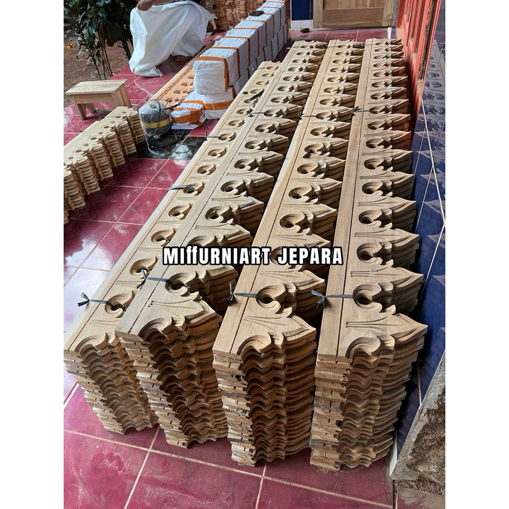 Lisplang joglo / gazebo kayu jati perhutani