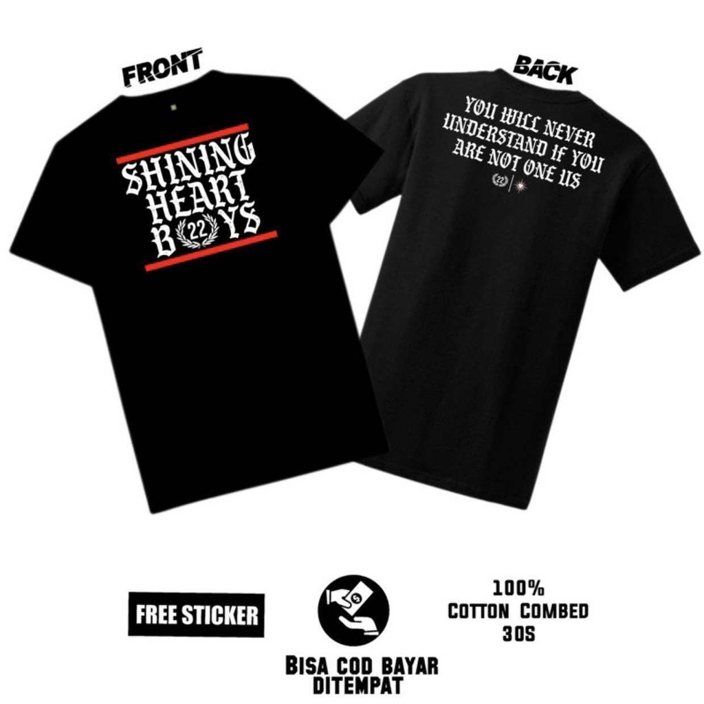 Populer . Kaos PSHT Shining Heart Boys Murah Keren