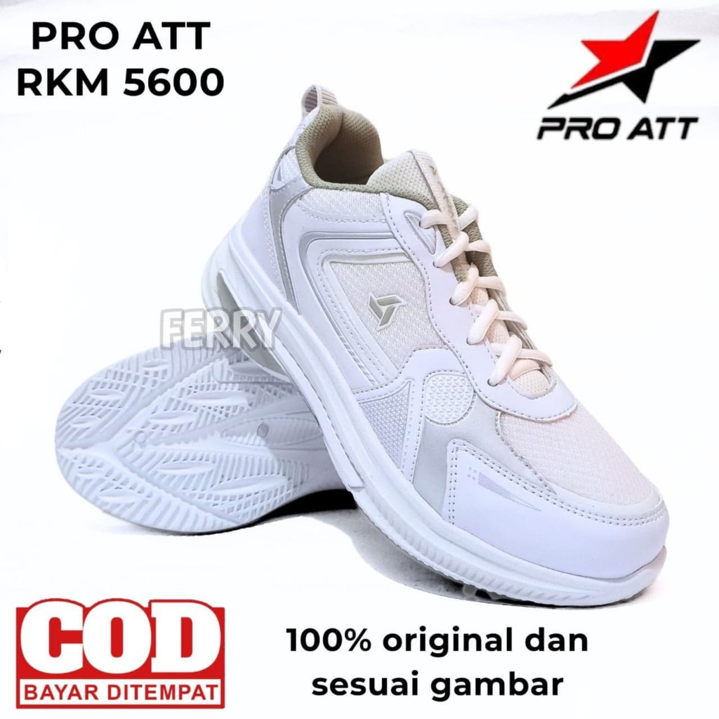 Sepatu Olahraga Running Putih Pria  Pro Att RKM 5600 39-42