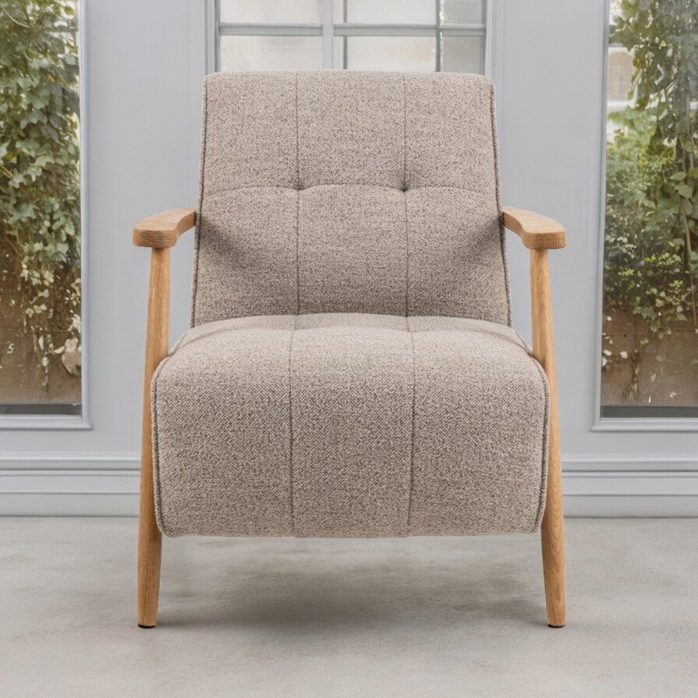 Informa Nordia Gabbs Kursi Lounge Monza - Krem Beige Aesthetic Chair Kursi Santai Serbaguna Kursi Ta