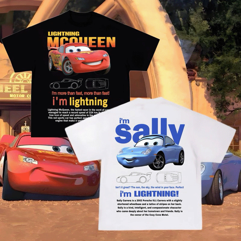 Tshirt Mcqueen And Sally | Lightning Mcqueen | Tshirt Couple | Mcqueen | Sally