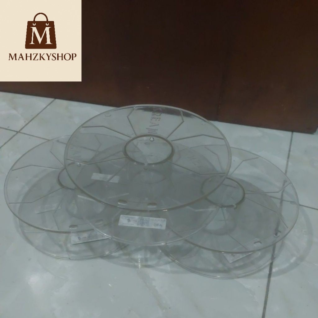 spool plastik untuk gulungan / bobin / roll kabel / benang / bobin / recycle spool / bobin plastik /